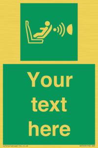 Custom safe condition child seat presence orientation detection system